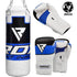 RDX P7 UNFILLED PUNCH BAG WITH BOXING GLOVES/Blu-1